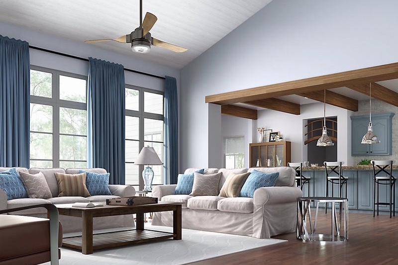 The Hunter Apache Wifi Ceiling Fan Works With Alexa And Siri