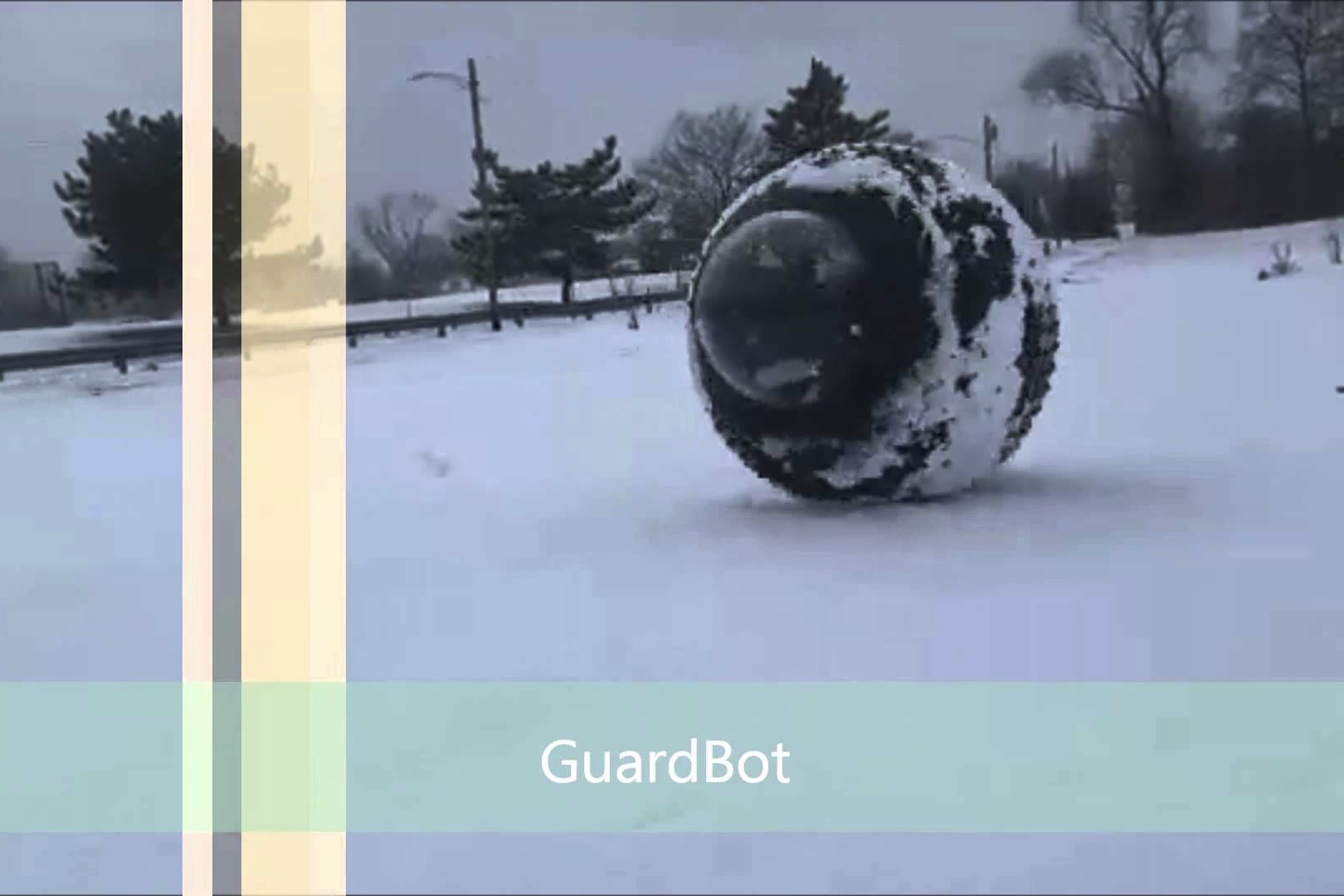 Watch Guardbot is a robot surveillance ball that can roll on any terrain video Watch Guardbot is a robot surveillance ball that can roll on any terrain video